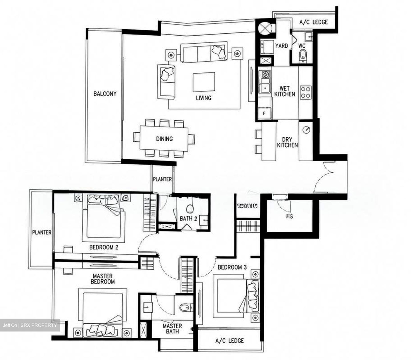 Jubilee Residence (D5), Apartment #562045731